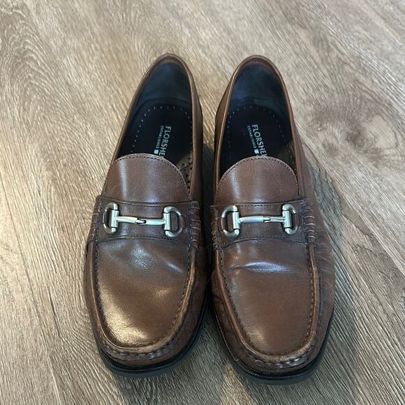 Florsheim Tuscany Moc Toe Bit Loafers Brown Size 9 Business Casual - Picture 2 of 7